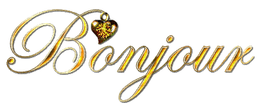Gif animé bonjour